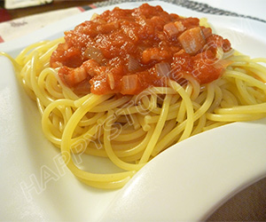 Pasta Amatriciana - By happystove.com