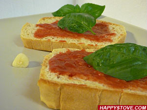 Tuscan Tomato Bruschetta - By happystove.com