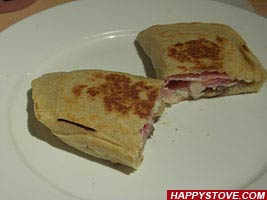 Filled Italian Piadina Flatbread (Crescione)