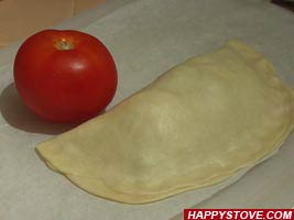 Filled Italian Piadina Flatbread (Crescione) - By happystove.com