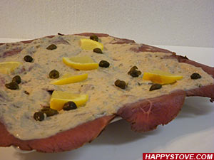 Roast Beef with Tuna Sauce - By happystove.com